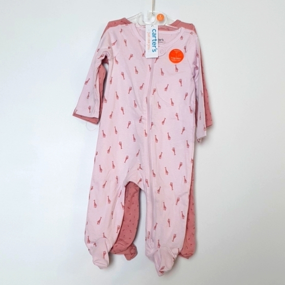 Carter's Baby Girl Sleep and Play 2-pc Pajama Set - Picture 1 of 6